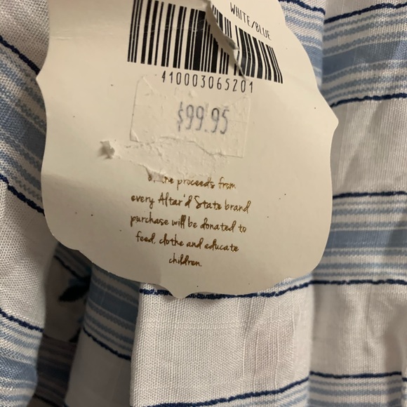 Altar’d State Floral and Striped Kimono Cover Up - Picture 4 of 5